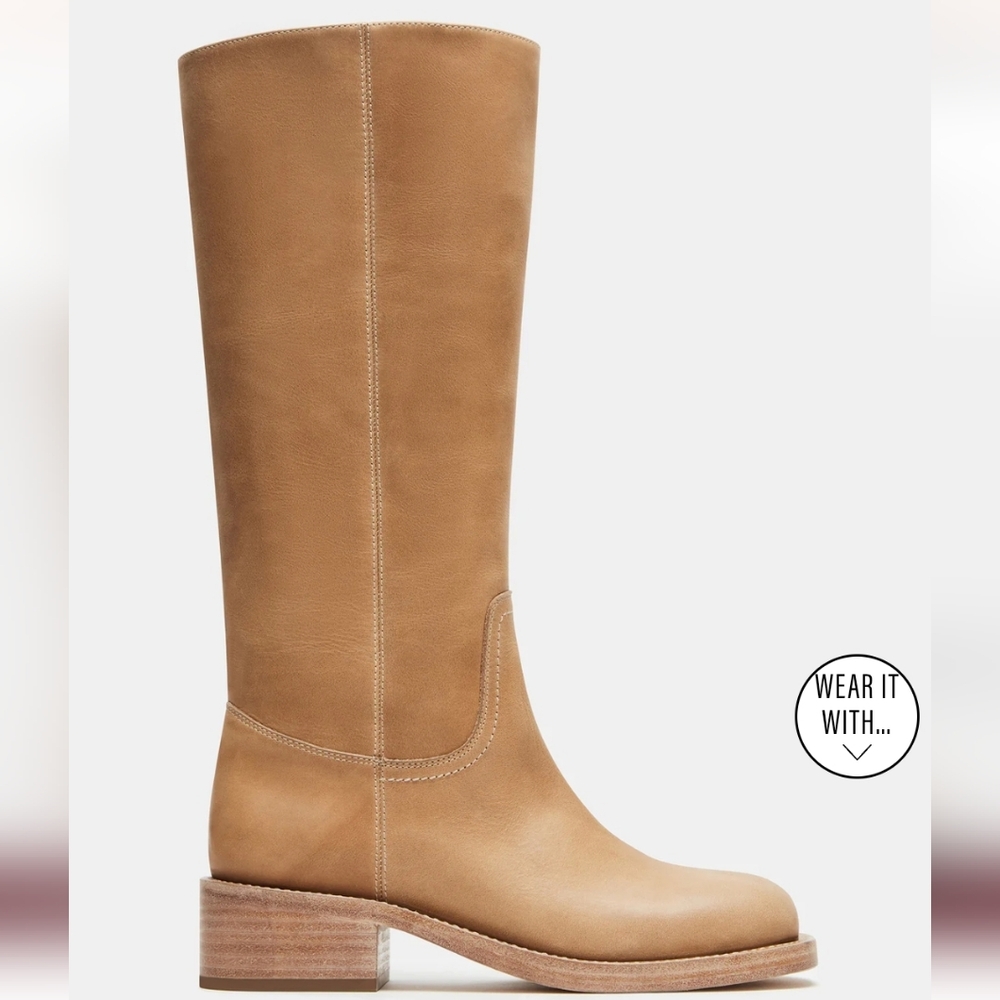 Riggs Banana Leather Boots